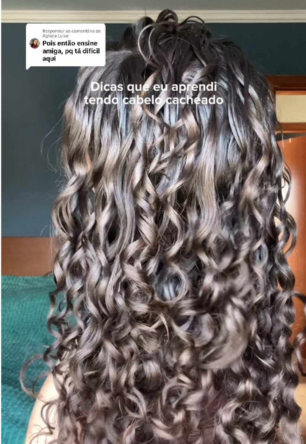 Respondendo a @Aghata Luise Dicas que vão te ajudar ✨#cabelocacheado#dicas#cachos#cachosdefinidos#curlyhair 