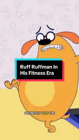 He’s in the gym grindset 💪 #PBS #PBSKids #RuffRuffman #Nostalgia #Fetch