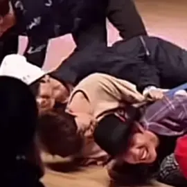 How he drops his hand so that he doesn't try to fall on him and hurt him #jikook 