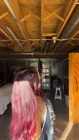 This was filmed in my basement lmao. Love that all the girls are dying their hair red this fall🥰🥰🥰