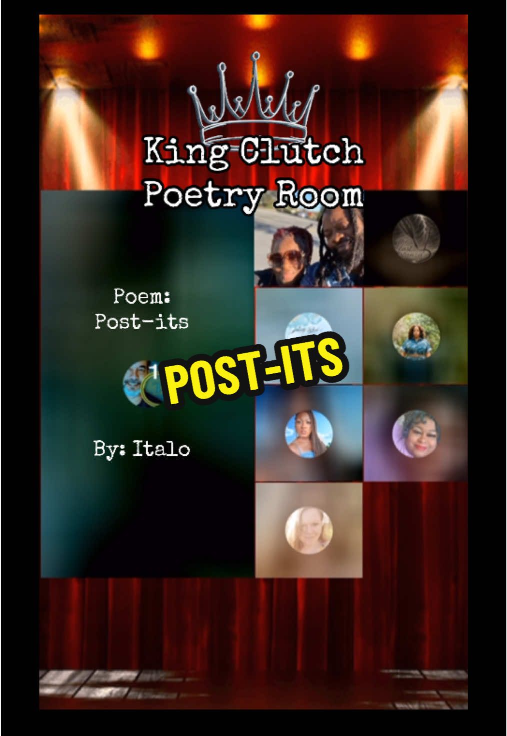 #postits #poem #originalpoem #theriapoetry #fatherson @💈KingClutch💈 F.O.E.🧱❌ thanks for the platform you provided today, much appreciated 