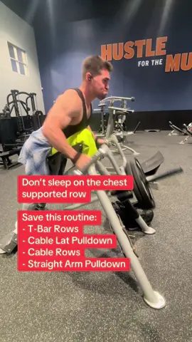 It was always hard for me to feel a back pump until I started my workouts with this chest supported t bar row. Save this for your next routine #naturalbodybuilder #naturalbodybuilding 