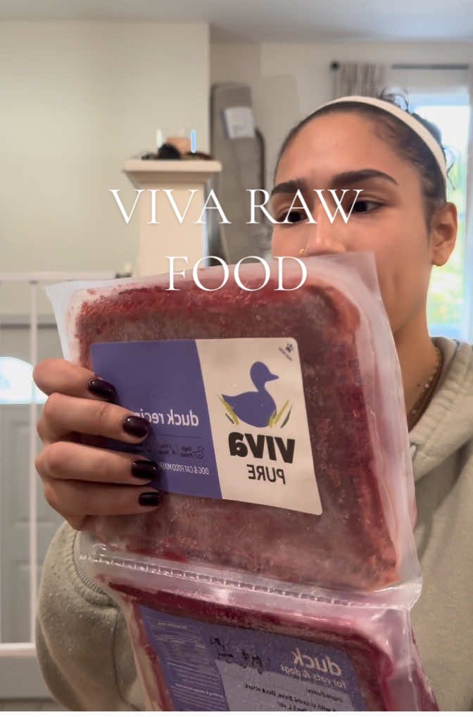 @Viva Raw SOO excited to add some to his dinner tonight!!🐶🥩 #rawdogfood #dogmom #momtok #fyp #doberman 