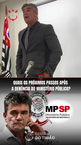 Próximos passos 🏴🏳️ O promotor do Ministério Público, Cássio Conserino, comentou durante a coletiva quais serão os próximos passos da investigação após a denúncia. #coringao #corinthinas #sccp #timao #centraldotimao 