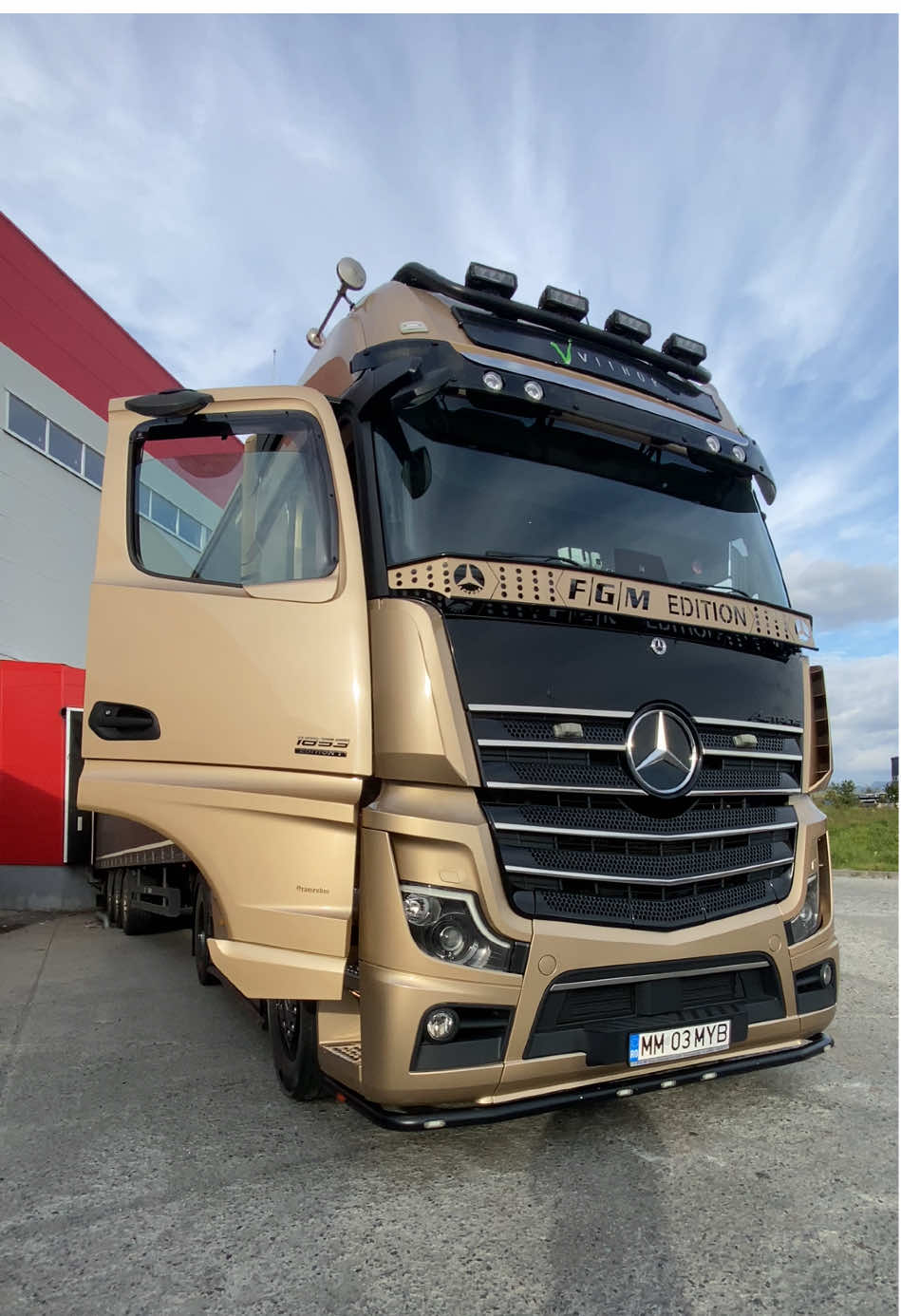 🇩🇪 FGM EDITION  #mercedes #actros #maramures #truckspotting #viral 