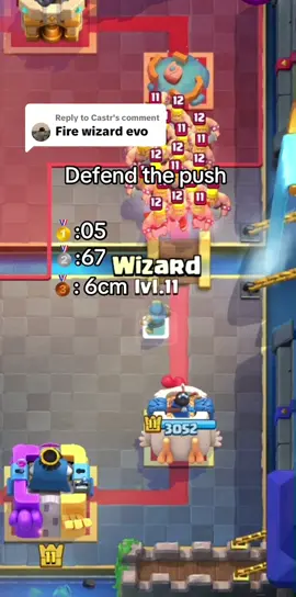 Replying to @Castr #clashroyal #fyp #defend 