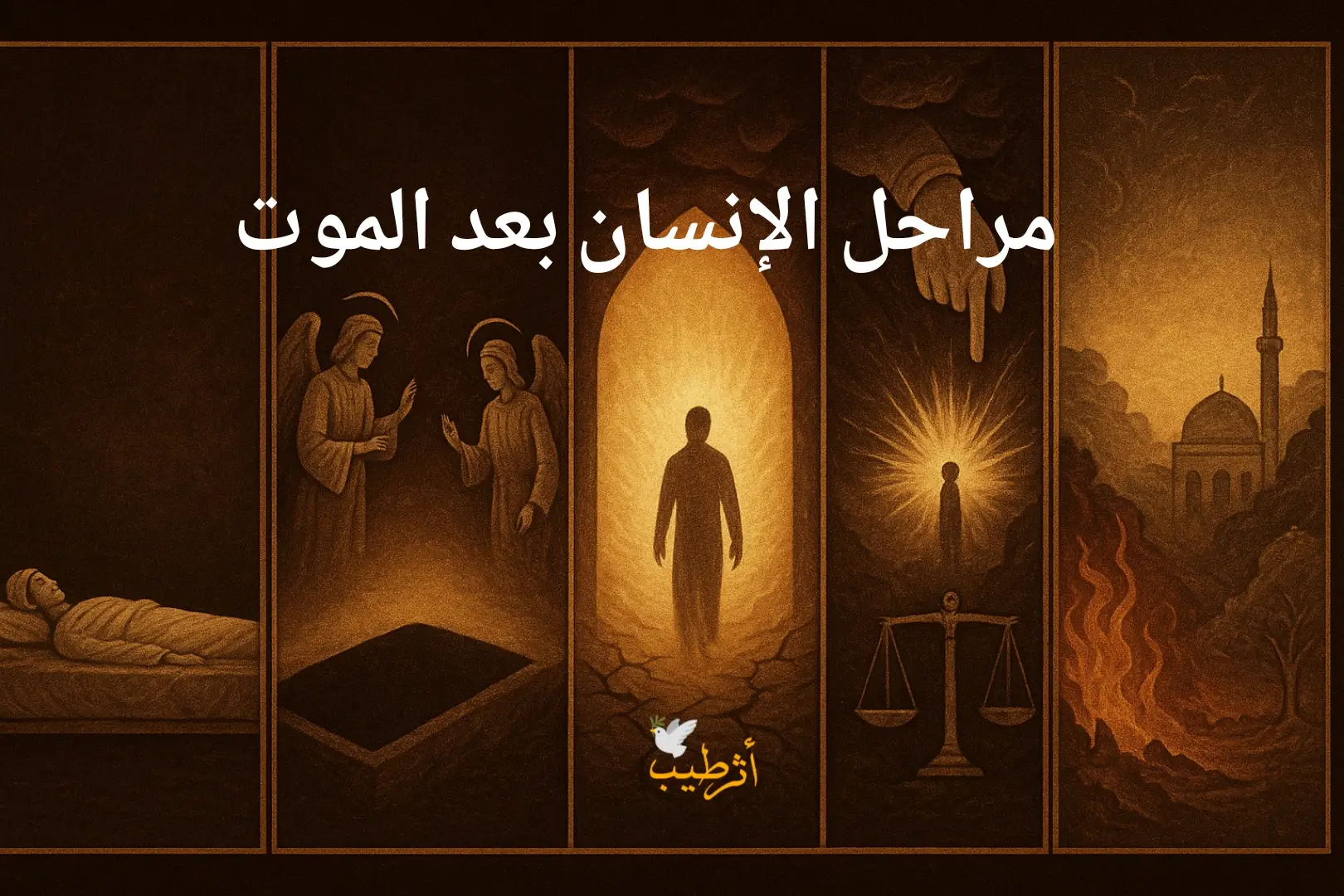 مراحل الإنسان بعد الموت تمرّ بعدة أطوار عظيمة، تُغيّر مصيره الأبدي 1. خروج الروح: تبدأ الرحلة الكبرى... لحظة يفارق الجسدُ الروح، فيذوق الإنسان أول ألم حقيقي للموت، يرى ما لا يُرى، ويسمع ما لا يُسمع 2. القبر (الدفن): يُوضع الجسد في التراب، ويُغلق عليه بابه الأخير في الدنيا… لا أهل، لا مال، لا ضوء… فقط العمل الذي قدمه يرافقه 3. فتنة القبر وسؤال الملكين: يأتيه ملكان فيسألانه: من ربك؟ ما دينك؟ من نبيك؟ حينها لا ينفع لسان كاذب ولا قلب غافل… فالإجابة ليست حفظًا، بل صدقُ حياة 4. نعيم القبر أو عذابه: إن كان مؤمنًا، فُتح له باب إلى الجنة، وامتلأ قبره نورًا وسلامًا. وإن كان غافلًا، فُتح له باب إلى النار، وضاق عليه قبره حتى تتداخل أضلاعه 5. البرزخ: مرحلة ما بين الدنيا والآخرة، ينتظر فيها الإنسان البعث، لا يستطيع العودة ولا التقدّم، فقط ينتظر الحساب 6. النفخ في الصور والبعث: تُنفخ النفخة الثانية، فتتزلزل الأرض، ويقوم الناس من قبورهم حفاةً عراةً، إلى أرض المحشر. 7. الحشر: يُجمع الخلق جميعًا في سهلٍ واحد، تحت شمسٍ تدنو من الرؤوس، والعرق يغمر الناس على قدر أعمالهم 8. الميزان: تُوزن الأعمال بالعدل، لا يضيع مثقال ذرة… عمل صغير قد يُرجّح كفّة النجاة أو الهلاك 9. الصحف: تُعطى الكتب: فمن أُعطي كتابه بيمينه فاز وابتسم، ومن أُعطيه بشماله ندم وقال: يا ليتني لم أوت كتابيه 10. الصراط: جسر فوق جهنم، أدق من الشعر وأحدّ من السيف… يمرّ عليه الناس على قدر أعمالهم: منهم من يعبر كلمح البصر، ومنهم من يسقط 11. الشفاعة: يشفع الأنبياء والصالحون لمن أذن الله لهم، فتُرفع درجات وتُغفر ذنوب 12. الجنة أو النار: هناك يستقرّ الإنسان إلى الأبد… فمن كان طاهر القلب دخل دار السلام، ومن عاش في الغفلة، فمأواه نار لا تخبو ولا تنام #القران_الكريم_راحه_نفسية😍🕋 #ادكنا_يــــــــــا_بقيةالله #كربلاء_مدينة_العشق_والعاشقين #اللهم_صلي_على_نبينا_محمد #الموت_حق 