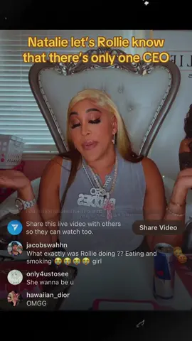 Natalie ain’t playing with Rollie 😭#natalienunn #Rollie #CEO #foryoupage #fyp 