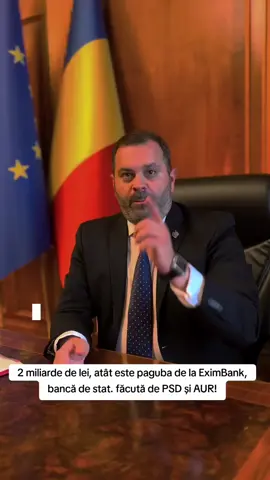 2 miliarde de lei, atât este paguba de la EximBank. #România #NuRusia #fyp #viral #viralvideos 