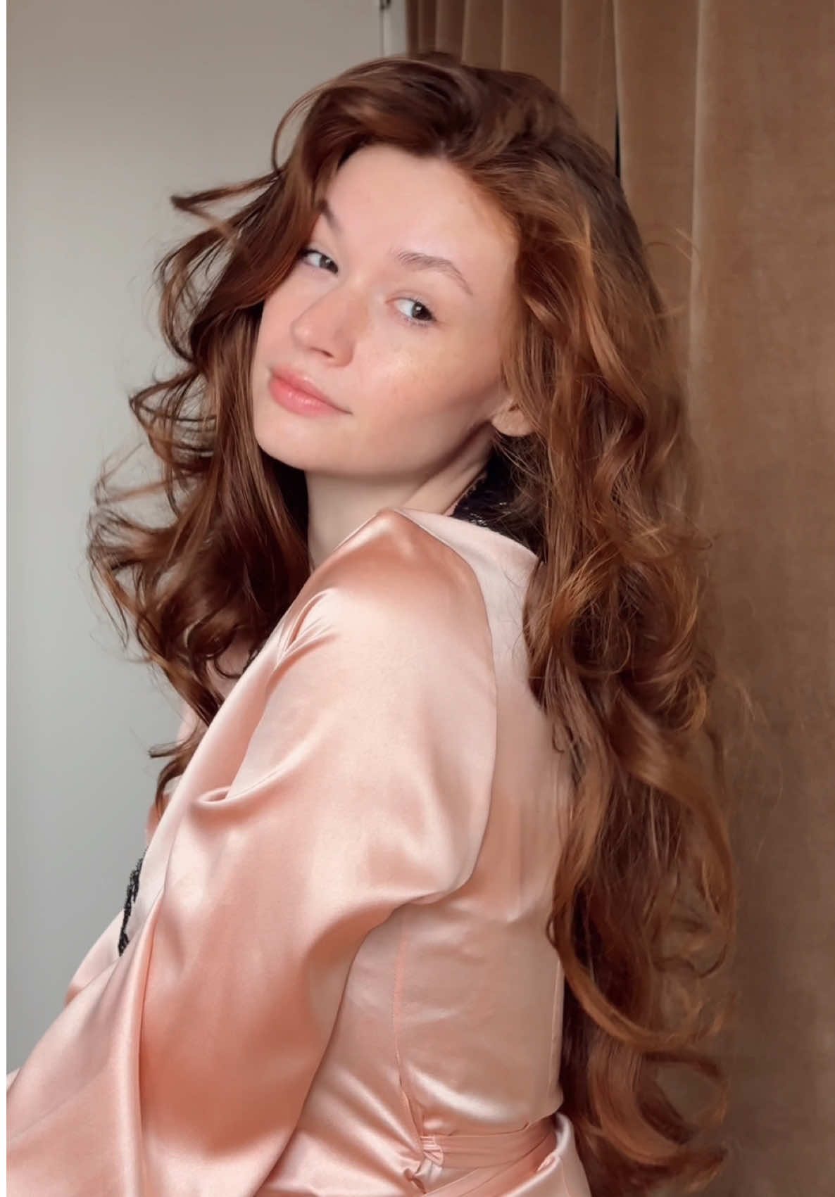 didn’t know I could get this volume from heatless curls! #overnightcurls #heatlesscurls #heatlesshairstyles 