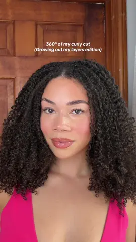 Most recent haircut in 360° ✨ #curlscurlscurls #curlycut #3c4ahair #curlscheck #rizos 