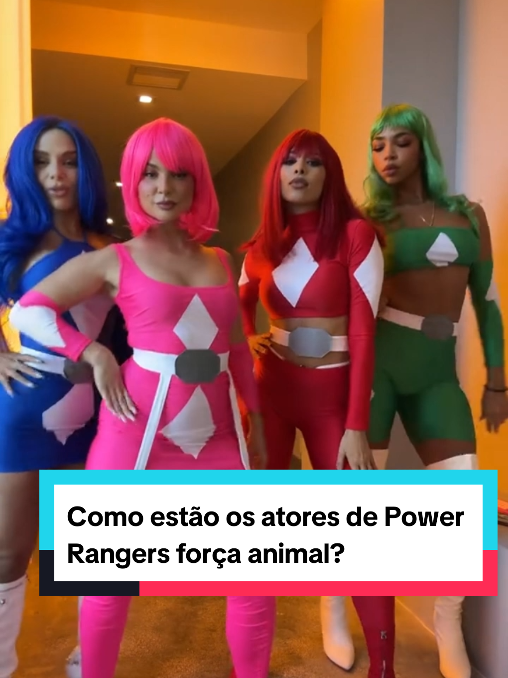 Como estão os atores de Power Rangers força animal? #curiosidades #CapCut #powerrangers #animal 
