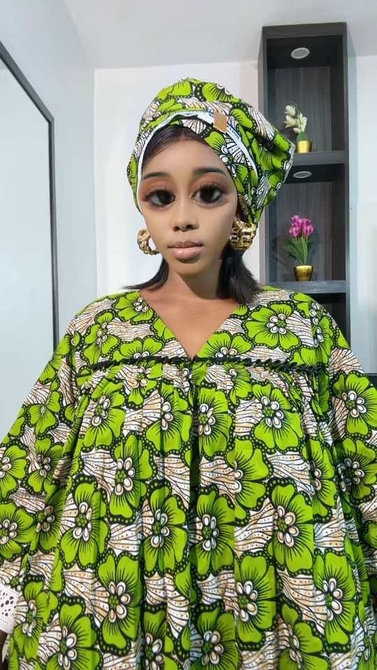 ✨´´ La beauté africaine,c'est un style, pas un hasard👗´´#pagneafricain #couturetiktok #fashion #duet 