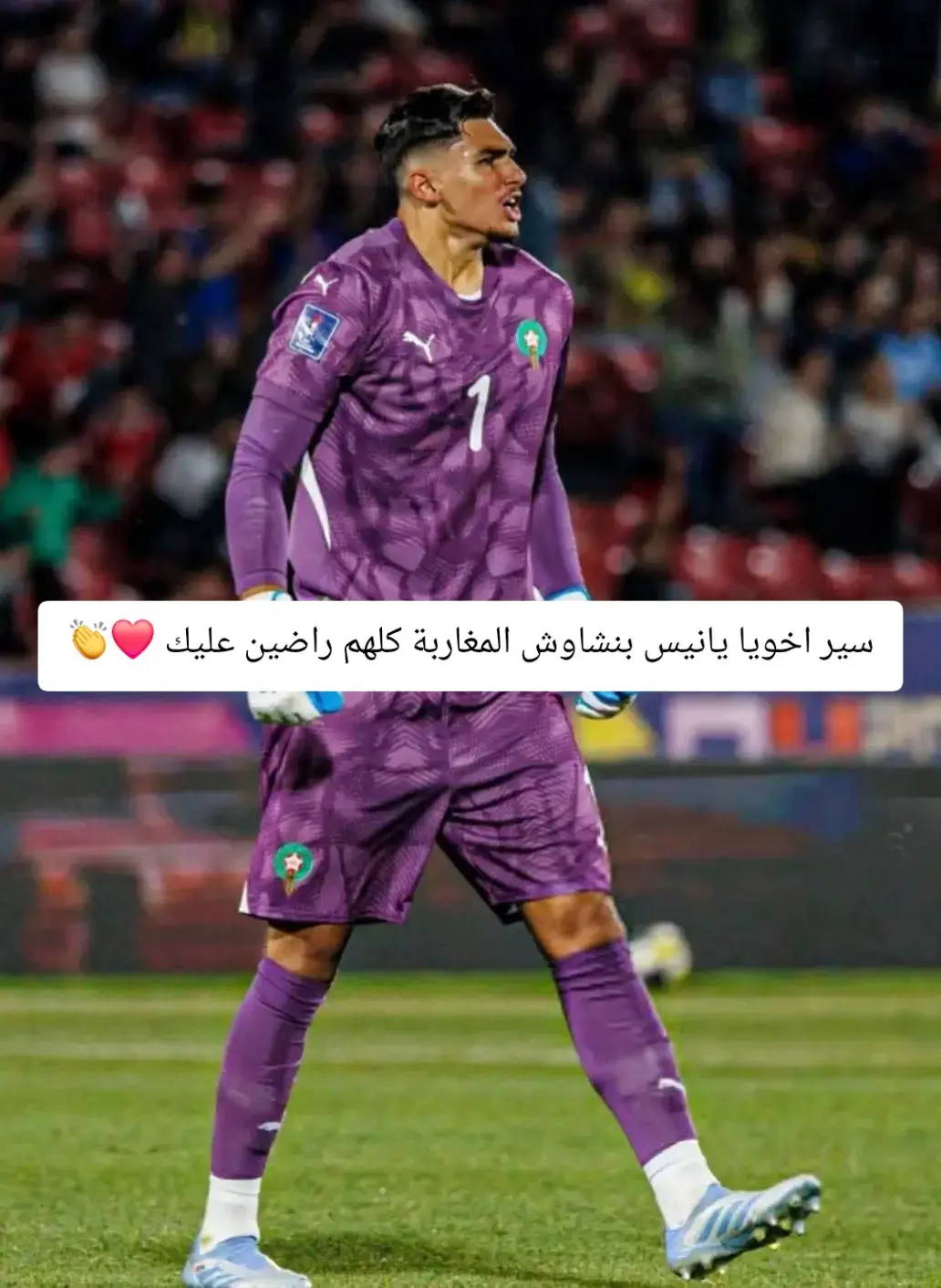 سير اخويا يانيس بنشاوش المغاربة كلهم راضين عليك ❤️👏                #morocco #france🇫🇷 #fyp #foryou #expression. 