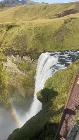 iceland was beautiful #iceland #waterfall #nature #relaxing #fyp