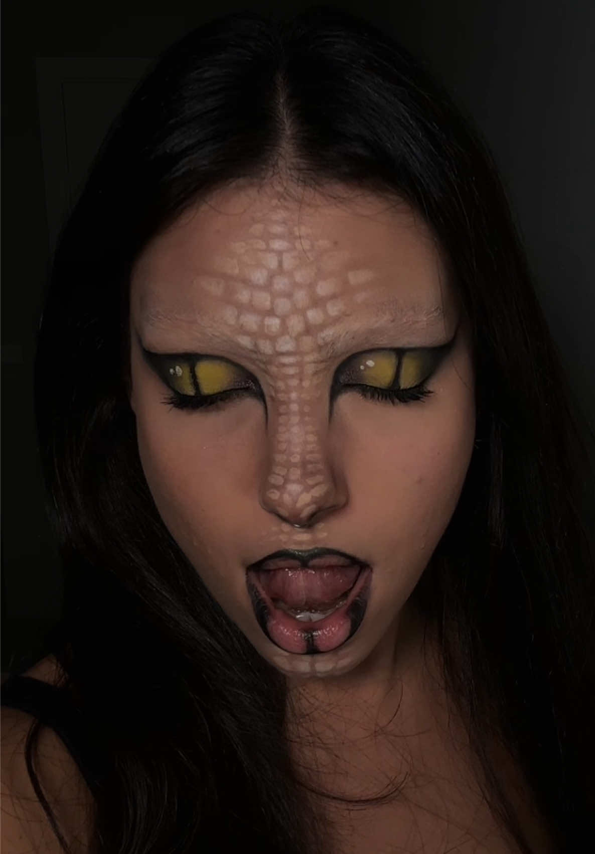 reptile vibes 🐍 transition ib @Jellybean🍉 #halloweentransition #halloweenmakeup 