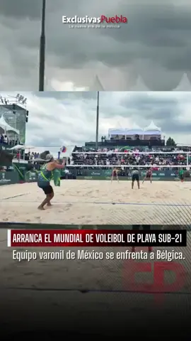 🌎 San Pedro Cholula recibe a los mejores equipos del mundo 🌴 México arrancó su participación en el Mundial Sub-21 frente a Bélgica 💪 . #ExclusivasPuebla #ExclusivasMX #SanPedroCholula #MundialVoleibol