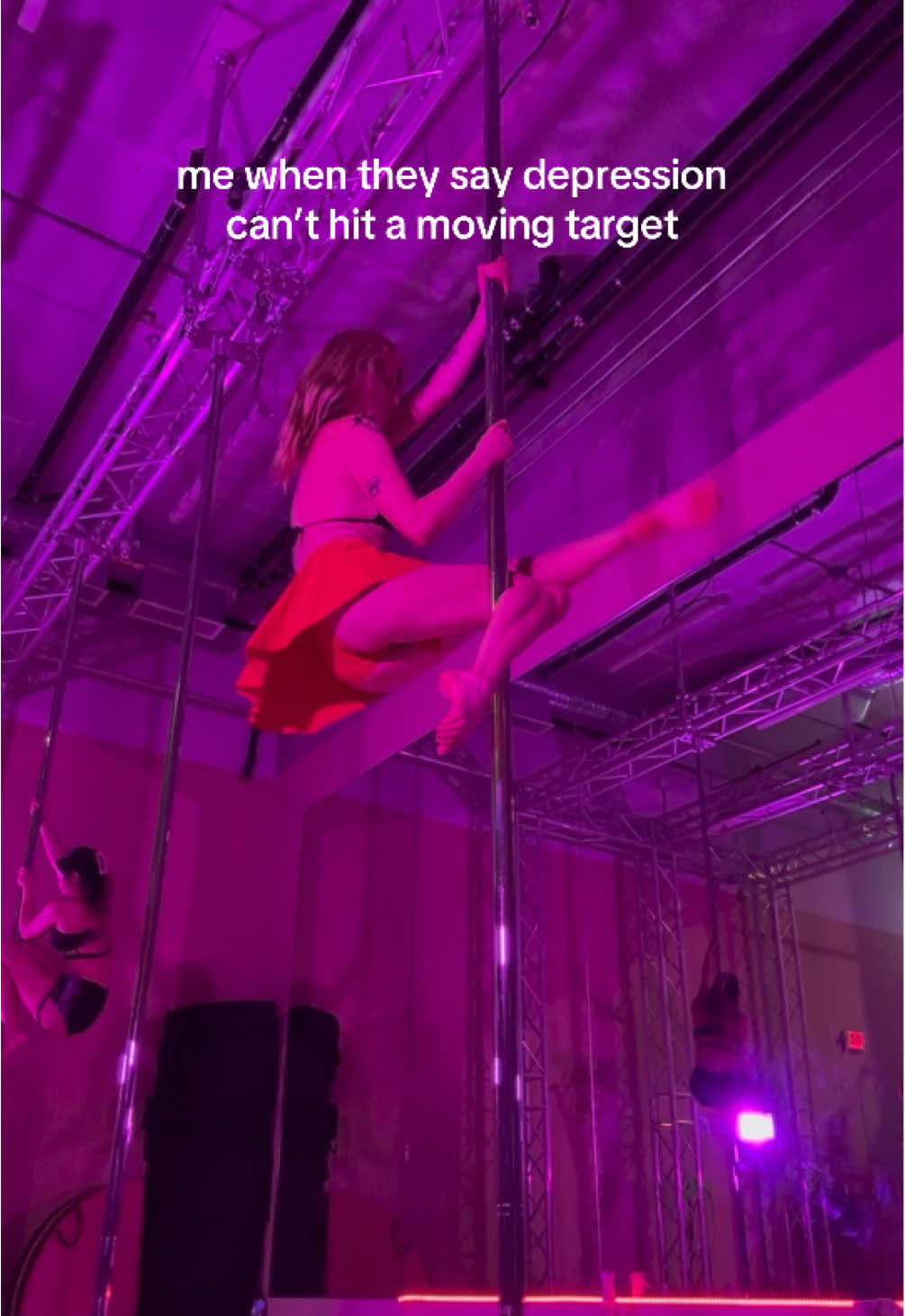 pole dancing is genuinely the only thing bringing me joy lately  especially as it gets dark earlier lol