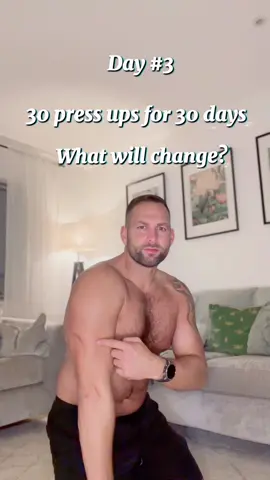 30 Press Ups for 30 Days 💪 Day 3..feeling the burn 🔥                         I’m challenging myself to do 30 press ups (push-ups) every single day for 30 days , no gym, no excuses, just bodyweight training at home. Already feeling stronger, more toned, and motivated to keep pushing! My goal is to see how much 30 days of consistency can transform my strength, muscle definition, and mindset. Follow my journey to see the before-and-after results and maybe get inspired to start your own home workout challenge! 👉 Join me and tag #30PressUpsChallenge if you’re in! Consistency beats perfection, one day at a time 💯 #PressUps #PushUpChallenge #HomeWorkout #FitnessJourney            