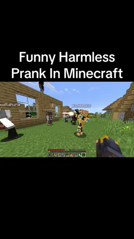 Funny Harmless Minecraft Prank #Minecraft #minecraftmemes #foryoupage #fyp #trending 