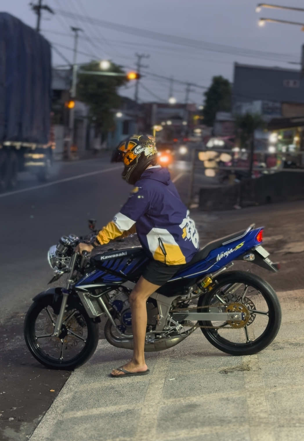 Arep rubuh wkwk #2stroke #ninjass #blueband19 