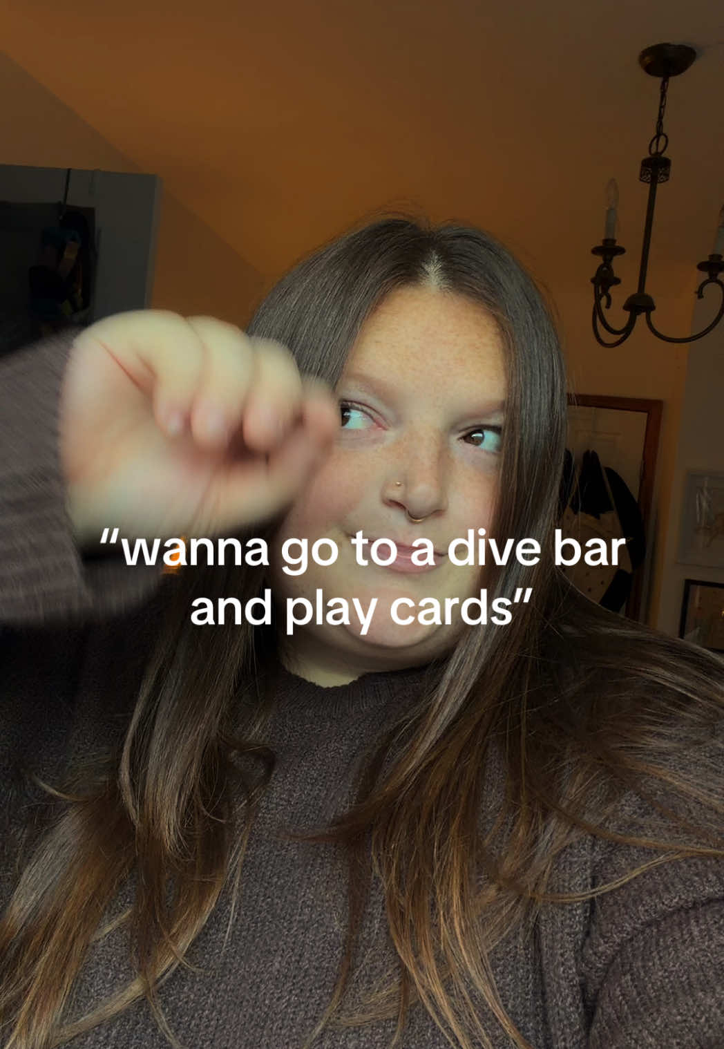 a deck of cards hates to see me and my friends coming 