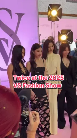 Some of our #Twice ladies have arrived on the #VSFashionShow2025 red carpet 😍 #TwiceOnce #TwiceEdit @TWICE 