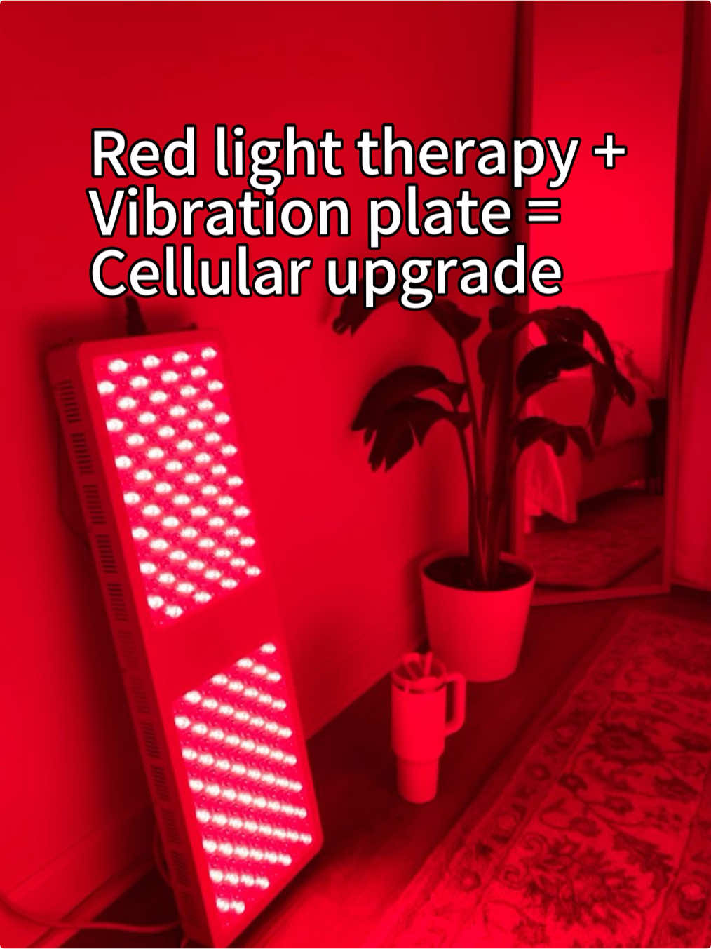 Stacking red light + vibration isn’t just bougie self-care, its science.  Red light fuels your mitochondria (cellular energy), while vibration moves lymph & boosts circulation. The result?  ✨ Glowing skin, less inflammation and a body that feels ALIVE.  10 min daily = long-term glow  #biohacking #wellness #antiaging #womenshealth #fyp 