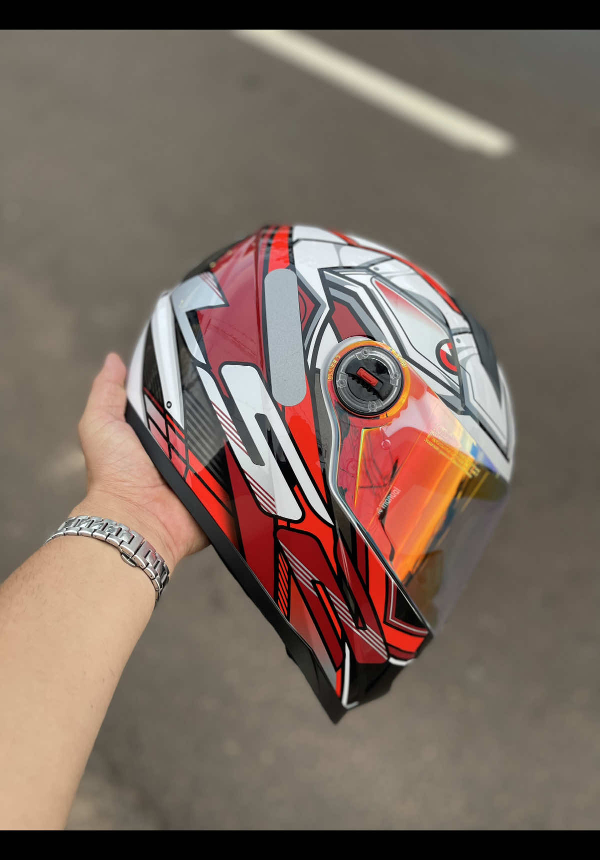 Ele chegouuuu LS2 Xdron Red 🔥 Ff358 o mais brabo  #ls2 #xdron ##capacetesls2 #red #moto 