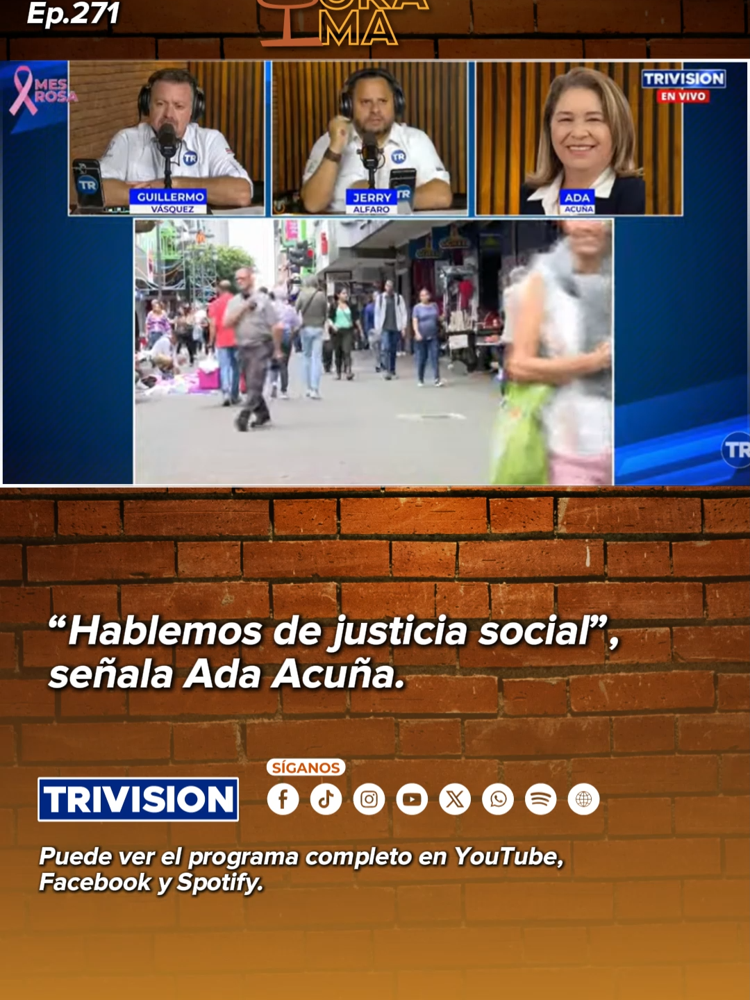 TT03 “Hablemos de justicia social”, señala Ada Acu