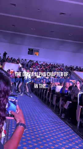 Up next we have Delta Alpha! They took home the trophy as the first place winners of the step show! Show them some love in the comments and tag who you see!🥰 #fyp #stepshow #viral #kkspi #kappakappapsi 