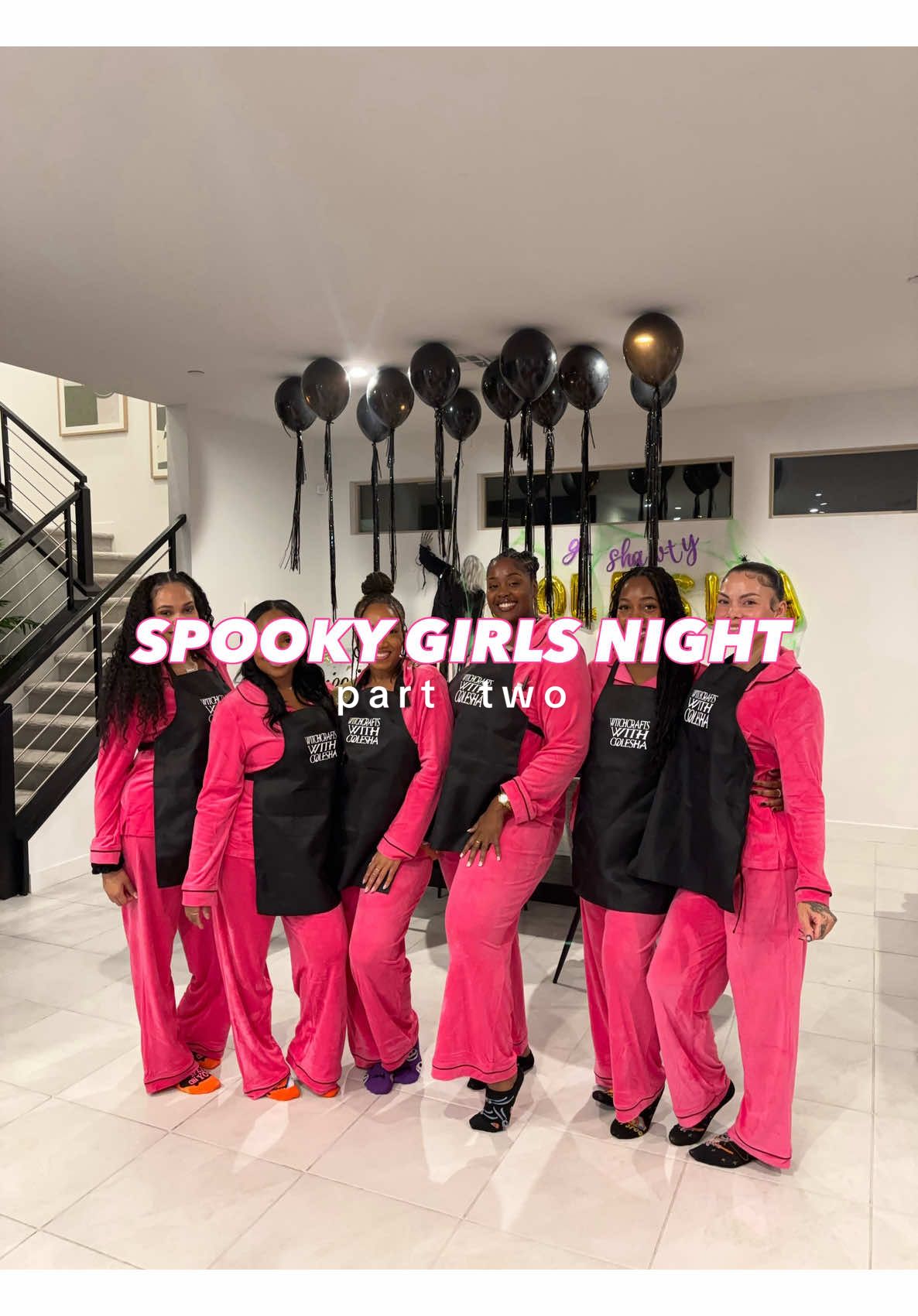 i zoned out about recording the rest but this is how everything came out. my girl was so surprised she had us jumping too lol  #fyp #spookygirlsnight #halloween #girlsnight #DIY 