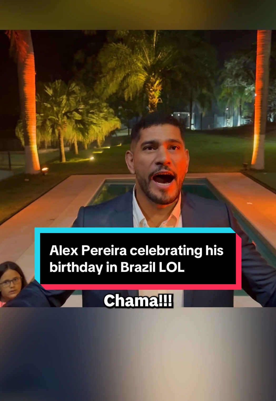Alex Pereira celebrating his birthday in Brazil LOL #UFC #mma #alexpereira #ninadrama