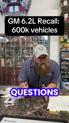 600k vehicle GM recall. Oil problem or bad manufacturing? #carmaintenance #diymechanic #CarRepair #engineoil #tiktokautocampaign 