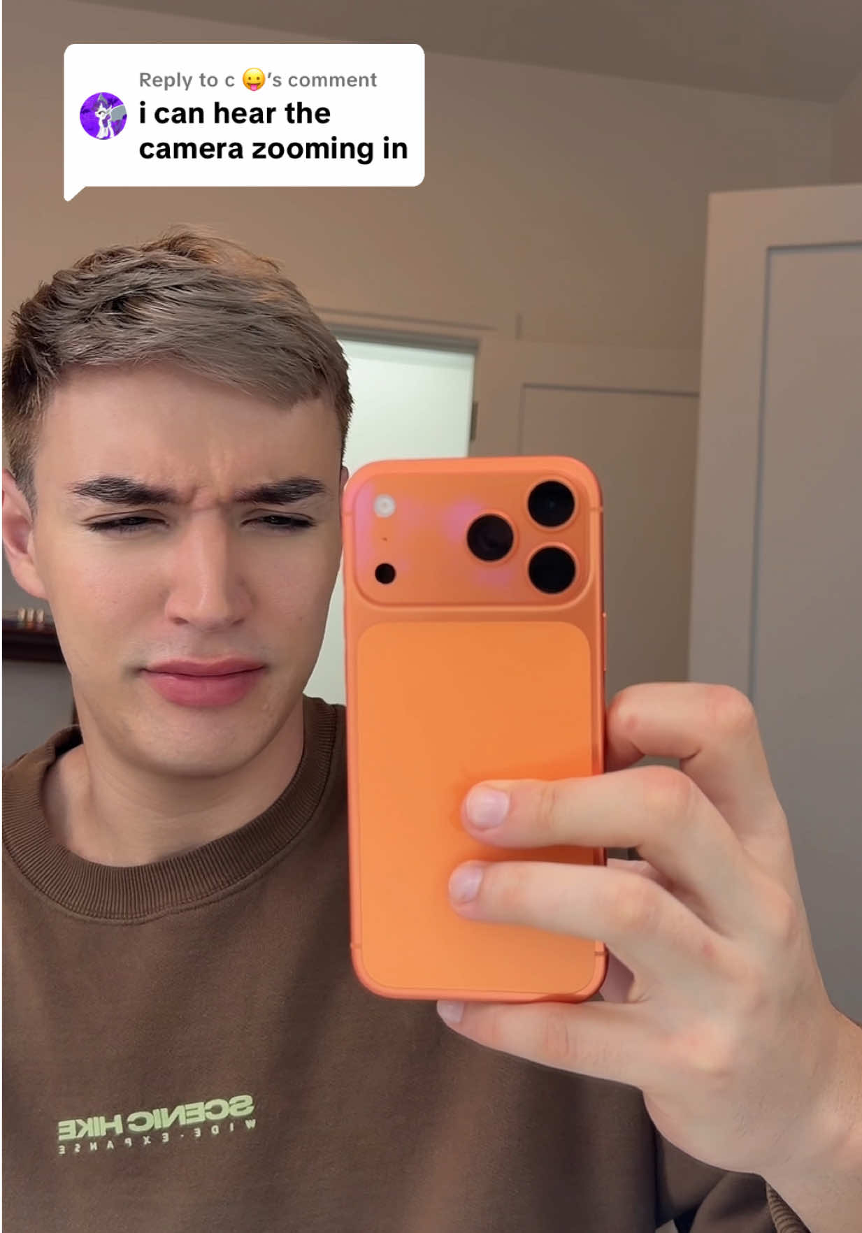 Replying to @c 😛 camera isperfect #iphone17promax #apple #iphone17 #pinkiphone  #iphone @apple  