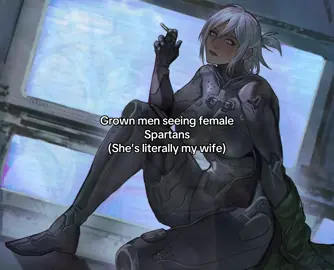 Art Credit: Texd41_art on Instagram (I think this is the tiktok @Winterspec) #Halo #gaming #haloart #men #haloinfinite 