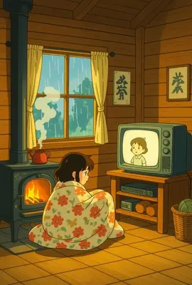 She is so cute 🧡 #cozyathome #rain #rainlover #fyp #cute