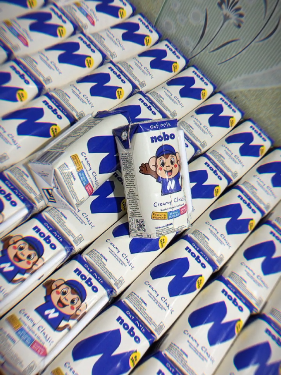 eh eh kemasan susu nobo viral yang baru nih  #susu #susunobo #oatmilknobo #susumurah #mamalela 
