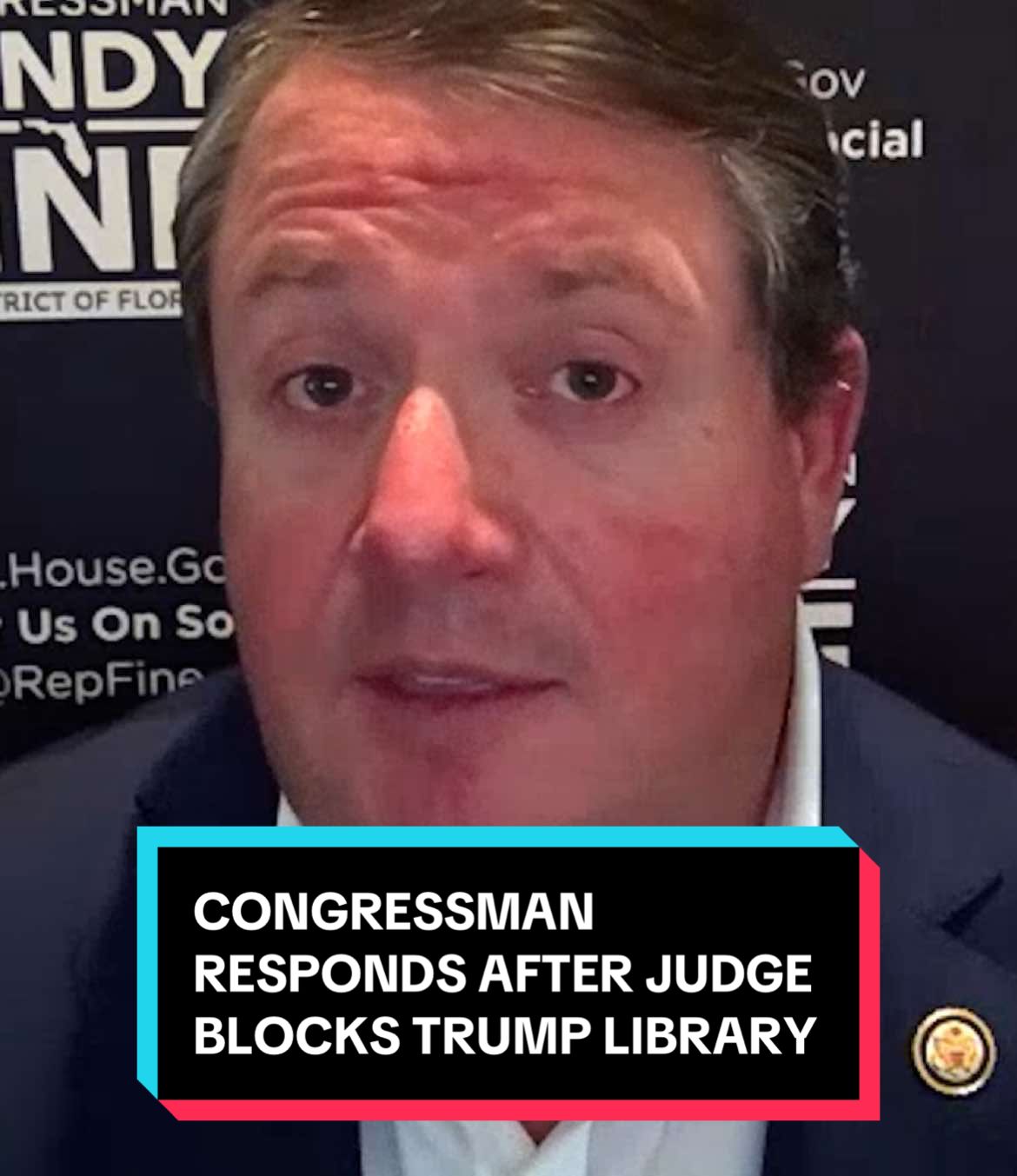Newsweek's #WhiteHouse Reporter @Leonardo Feldman spoke with Rublican Congressman Randy Fine, from #Florida, after a State judge temporarily blocked the transfer of public land in Miami, where President #DonaldTrump's Presidential Library is set to be built.