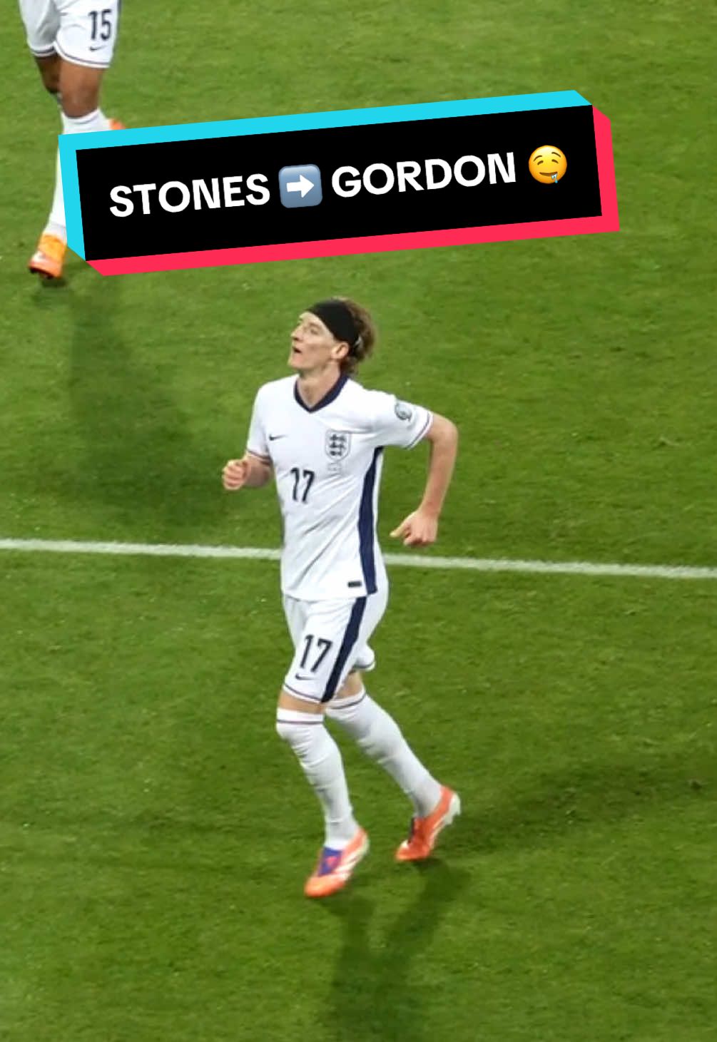 Poetry in motion 💫 #england #threelions #anthonygordon #LatviavsEngland