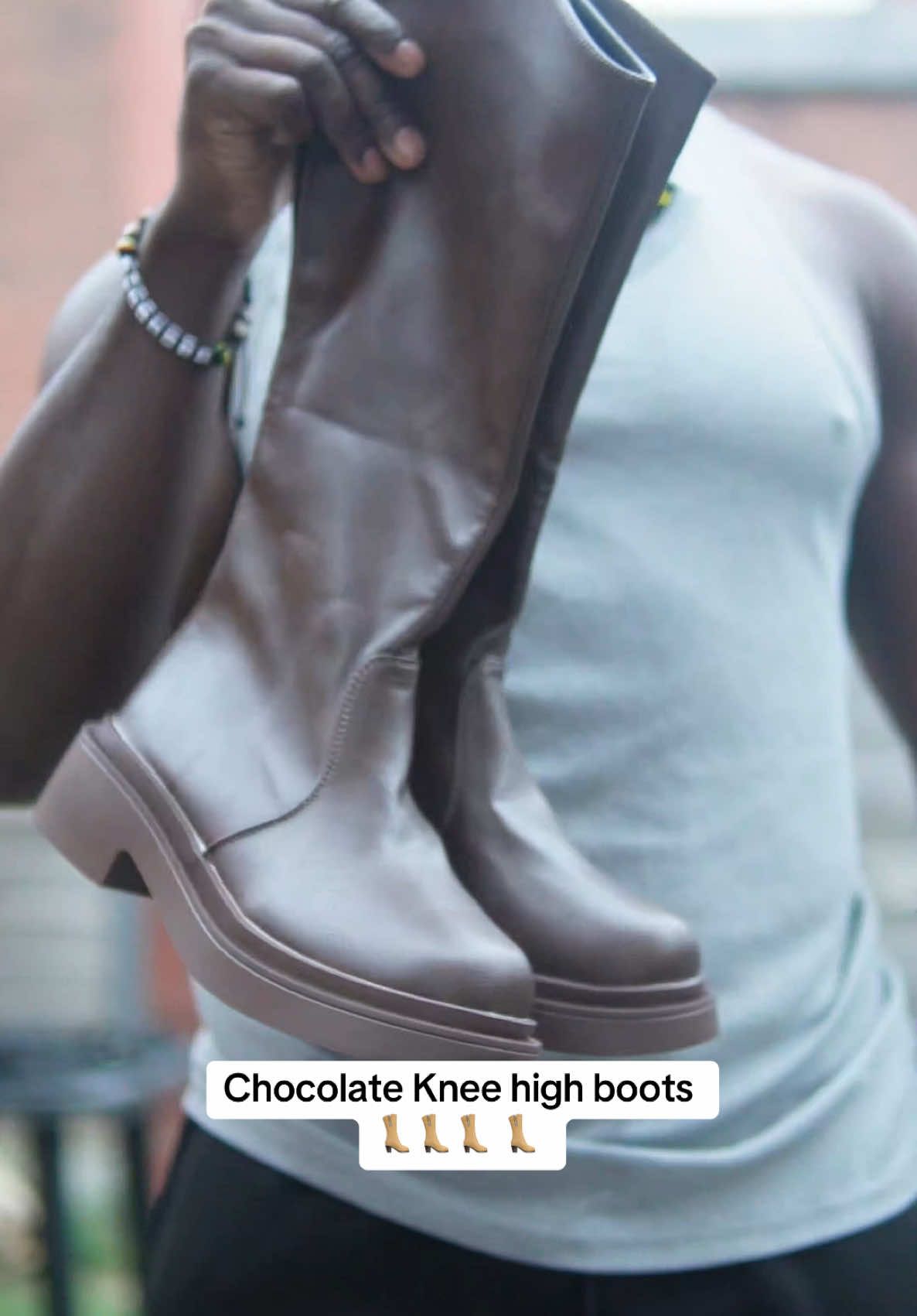 Chocolate knee high boots #kneehighboots #boots #spotlight #tiktokmademebuyit #forher 