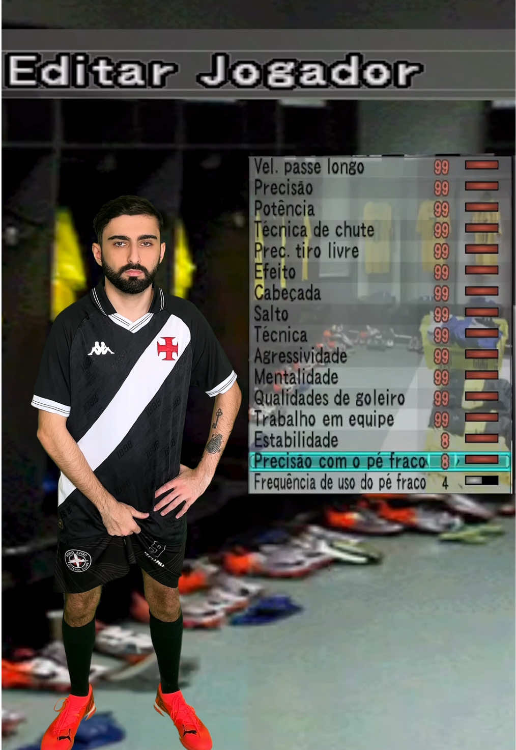 Quem nunca editou o boneco no Bomba Patch 😂 #futebol #bombapatch #vasco #futebolbrasileiro #fifa