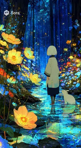 a whirlpool of flowers and light — where water becomes sky and colors collide. 🎥 hakoniwa