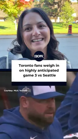 Let's go Blue Jays! How do you think the team will do today? We hit the streets to ask Torontonians, and they're hopeful! 🙏🎉 #BlueJays #Toronto #ALCS