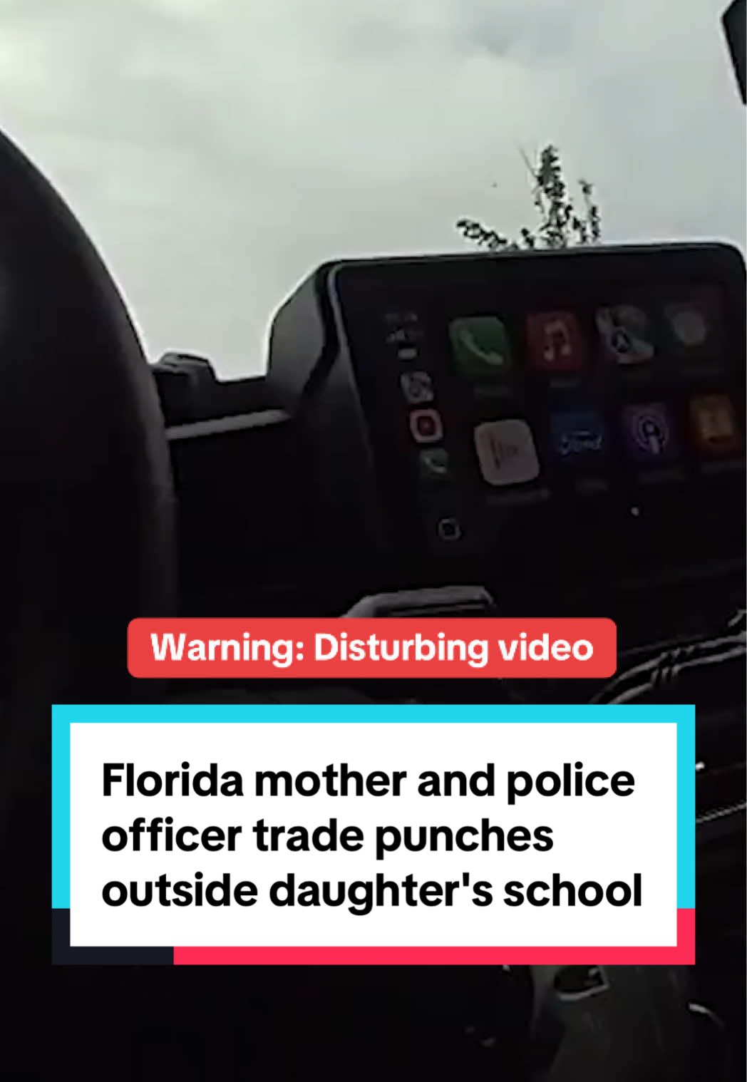 Videos show a Florida mother and a police officer trading punches during an arrest outside her daughter’s school in Jacksonville. Erika McGriff, 39, parked her car at an intersection and left it running while picking up her 9-year-old daughter in the rain on Oct. 7, according to the Jacksonville Sheriff’s Office. An officer working at the school, Randy Holton, approached her and she attempted to get away, authorities said, who added that her license had been revoked in the past. The verbal confrontation turned physical as Holton tried to arrest her. McGriff alleges the officer used unnecessary force during the arrest. The Jacksonville Sheriff’s Office said she violently resisted arrest, punched the officer and bit him. McGriff was charged with battery on a law enforcement officer, resisting an officer with violence and operating a vehicle with a revoked license. Civil rights attorney Ben Crump, who is representing McGriff, vowed to fight the charges. #jacksonville #florida 