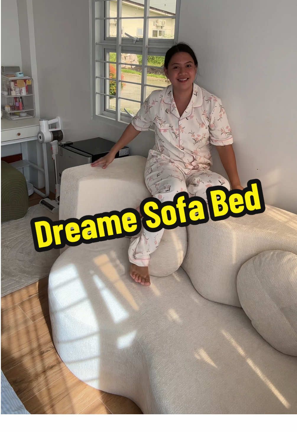 Maliit man ang space mapagkakasya pa rin ang sofa and bed dahil dito sa Dreame Sofa bed!  #sofabed #sofa #bed #homeimprovement #housefurniture 