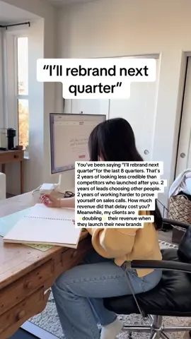 Link in bio to book a consultation with me to rebrand #brandstrategist #branddesigner #professionalbranding #womanownedbusiness #freelancedesigner 