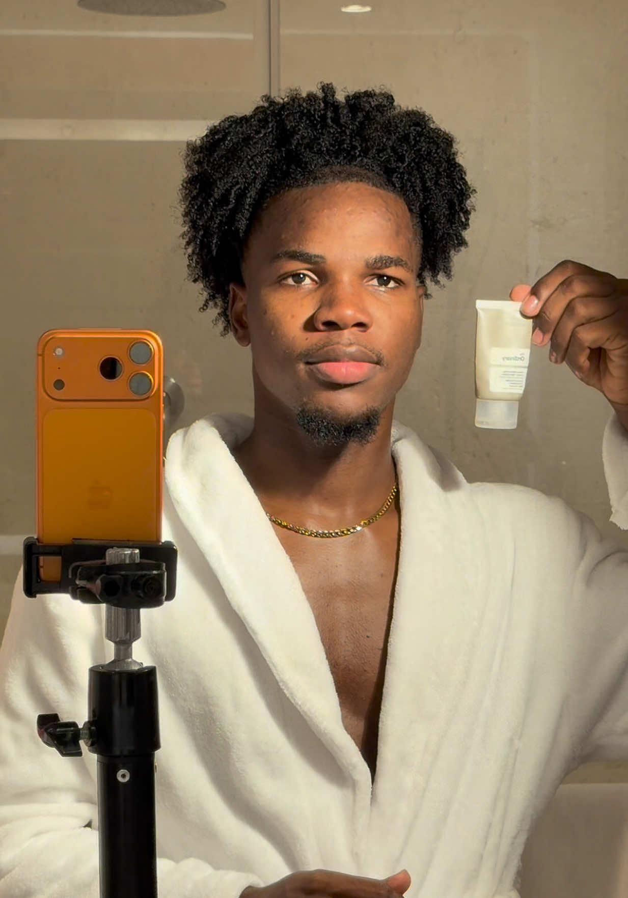 My Nighttime skincare routine with my favorite from @ceraVe & @ordinary #skincare #routine #skin #blackskin #curls 