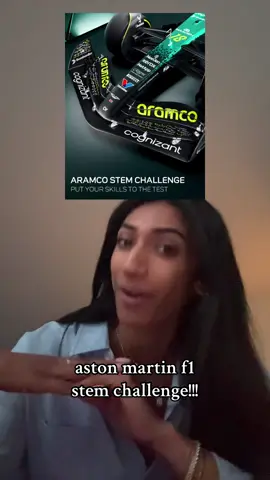 @Aston Martin Aramco F1 Team did this for the stem girlies and you KNOW i jumped at the opportunity #f1 #formula1 #astonmartin #f1tech 