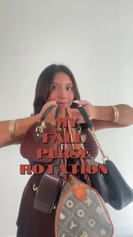 my fall purse collection 🤎 @Coach @Dooney and Bourke @Juicy Couture  #fall #pursecollection #fallbag #girlythings #fyp 